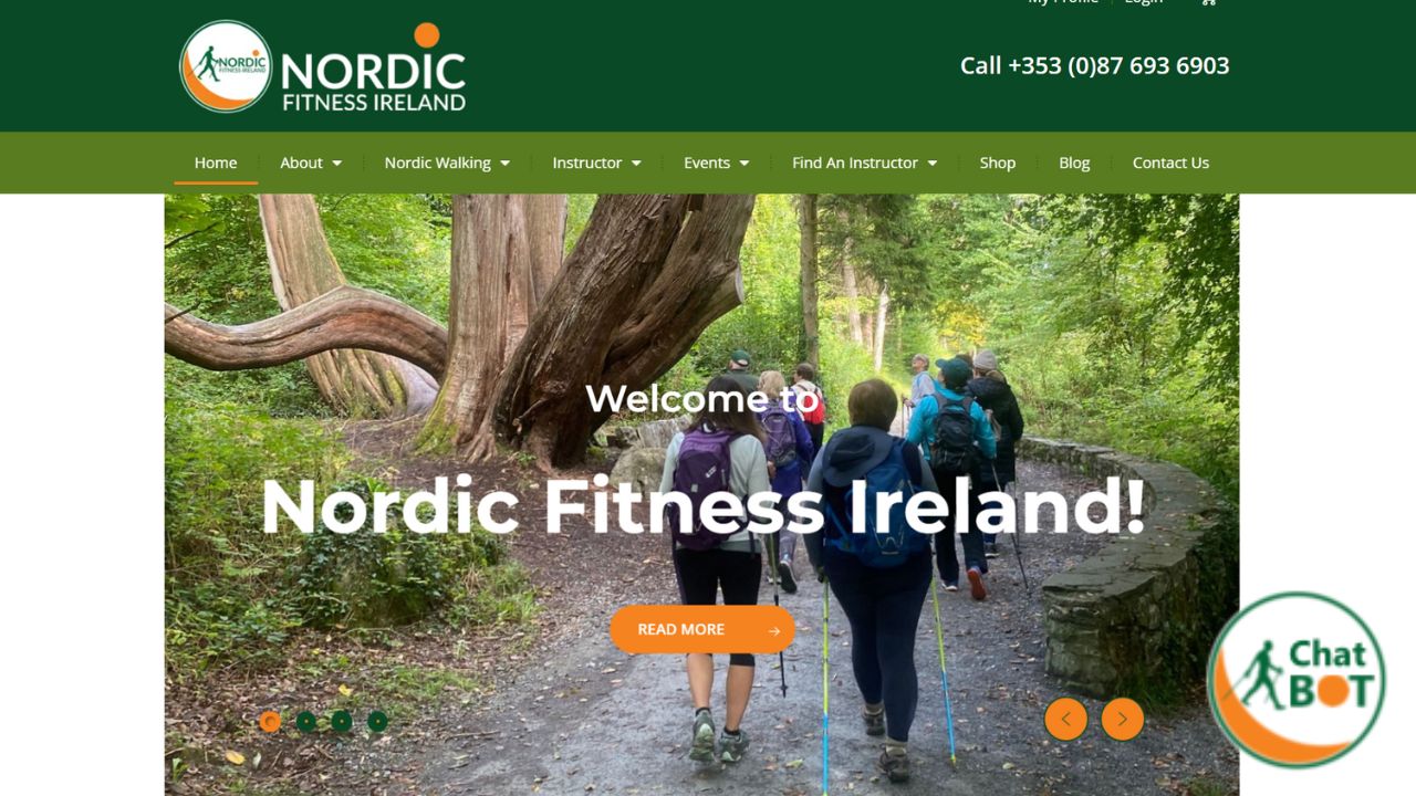 Nordic fitness Ireland Chatbot